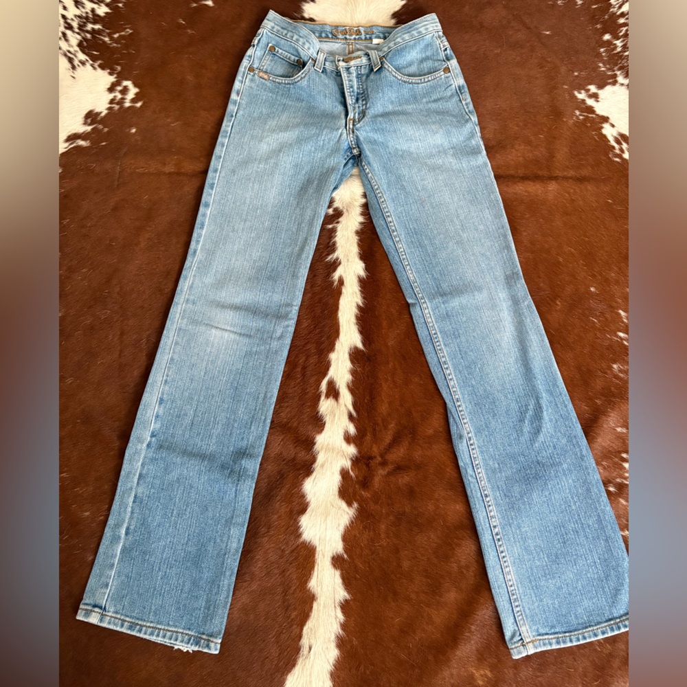 Cruel Girl Light Blue Straight Leg Jeans - Picture 2 of 5